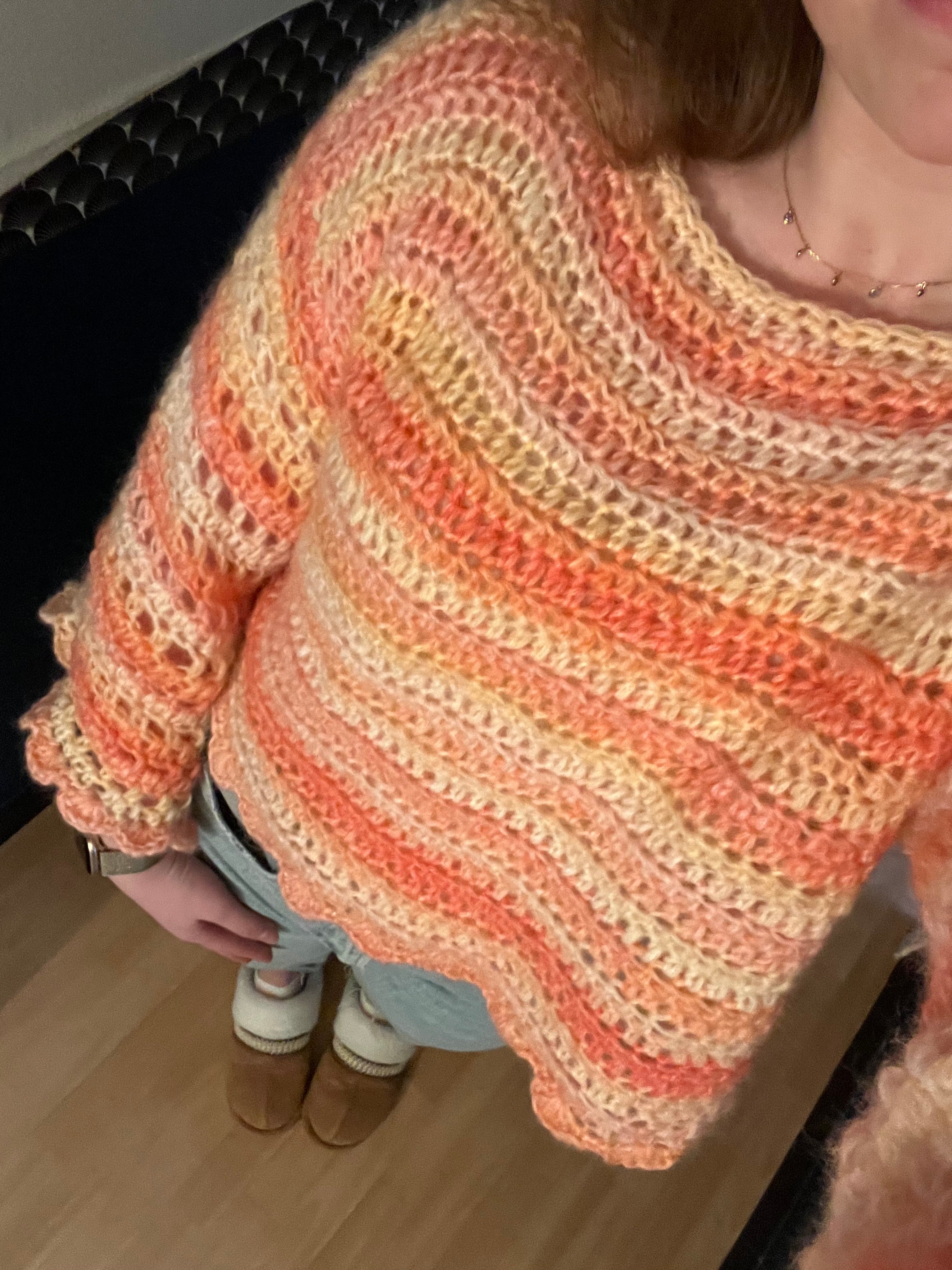 Le pull « Pretty Flower »