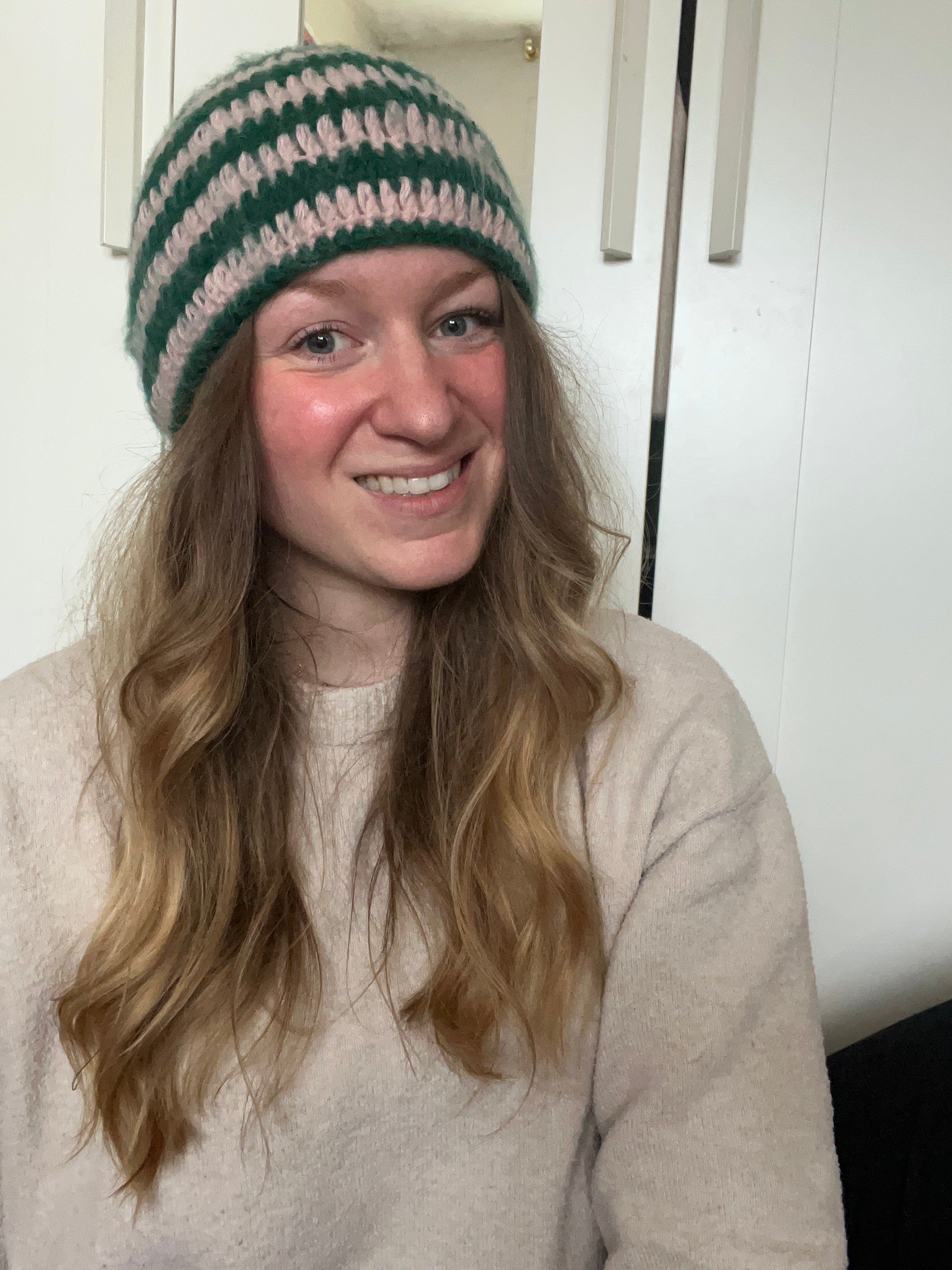 Bonnet "brush" en mohair