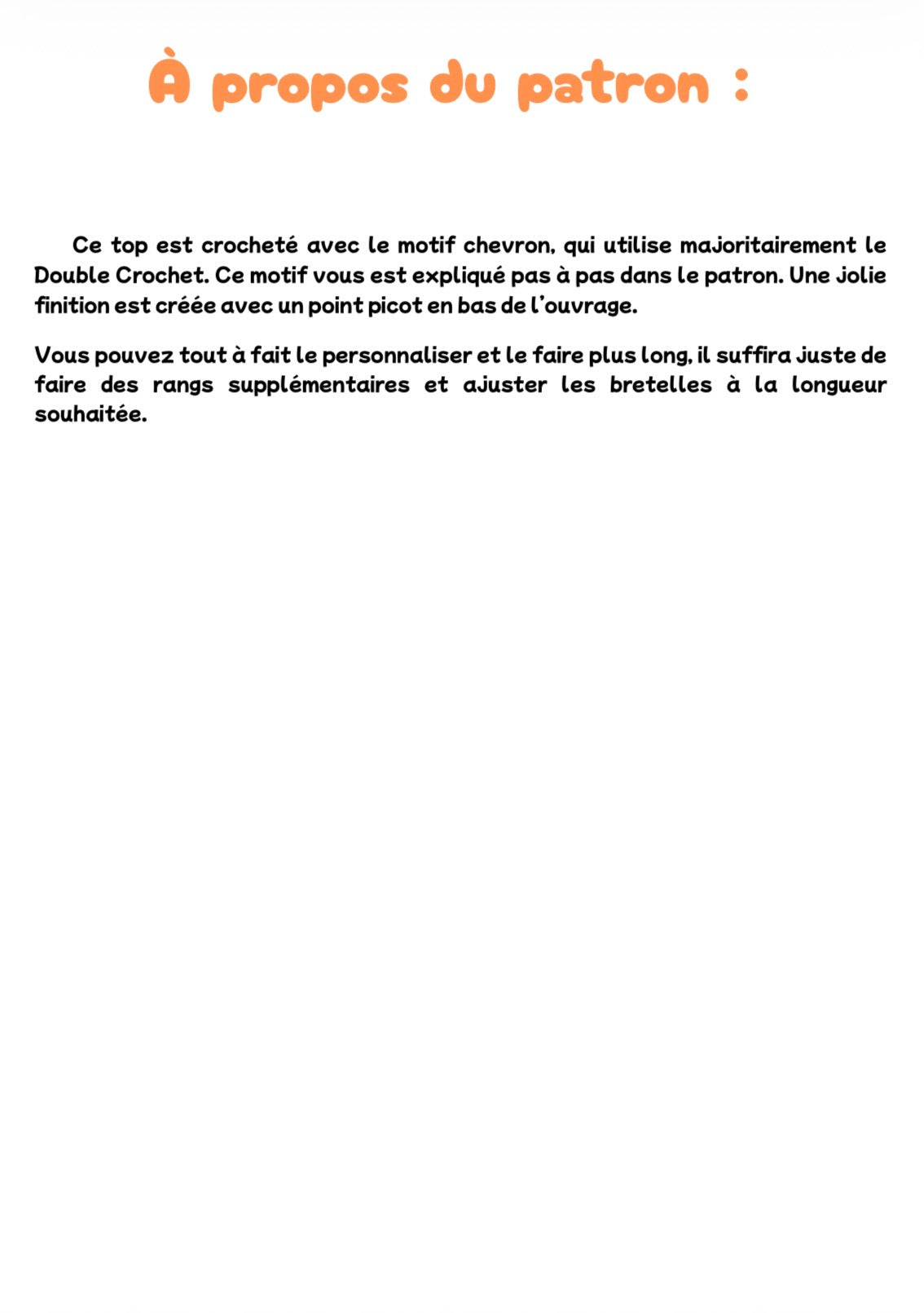 Le top « Spring Chevron »