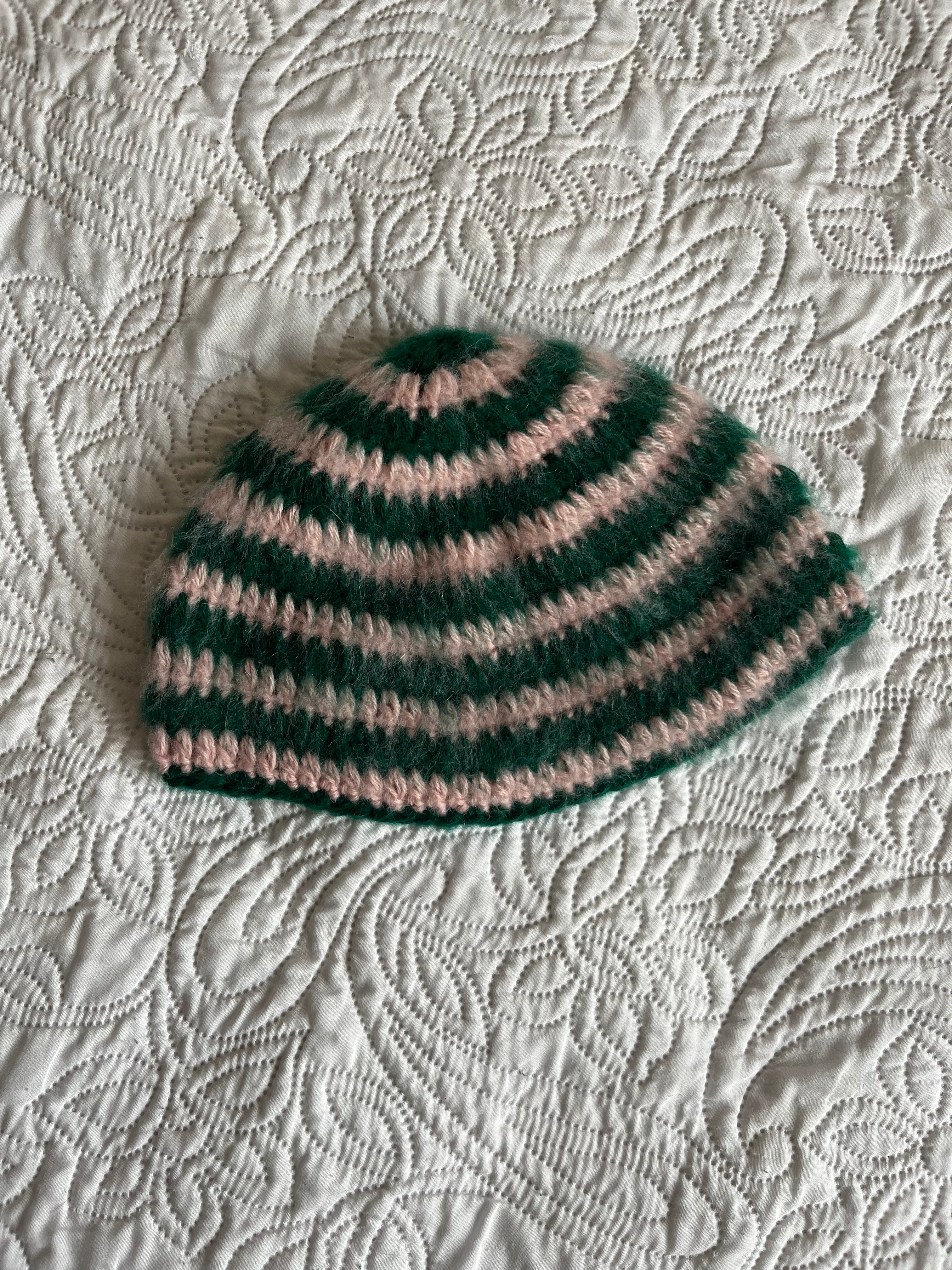 Bonnet "brush" en mohair