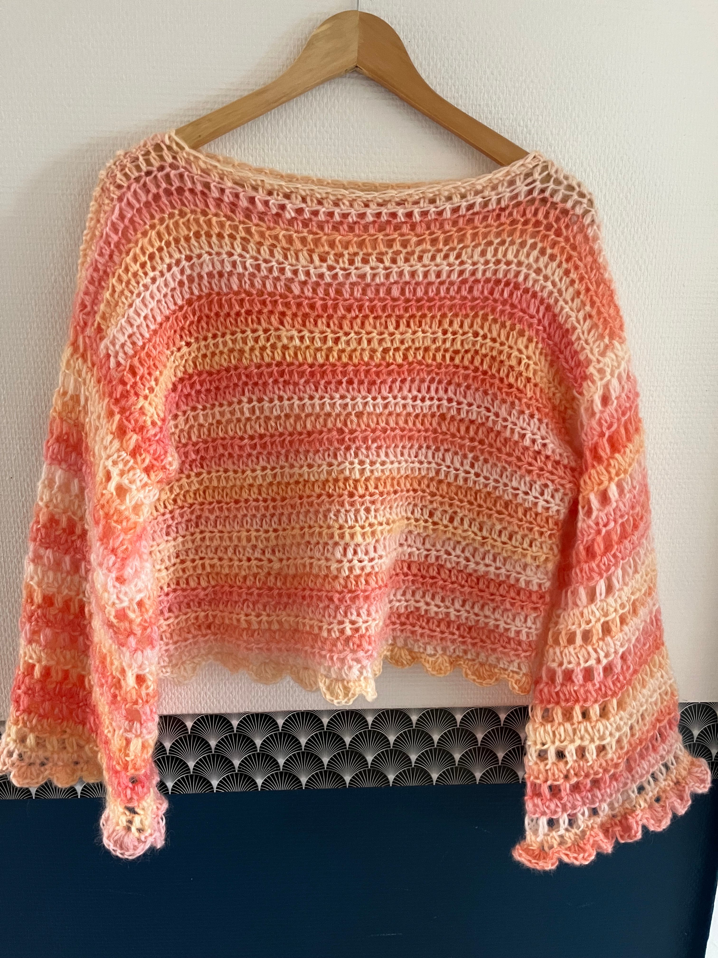 Le pull « Pretty Flower »