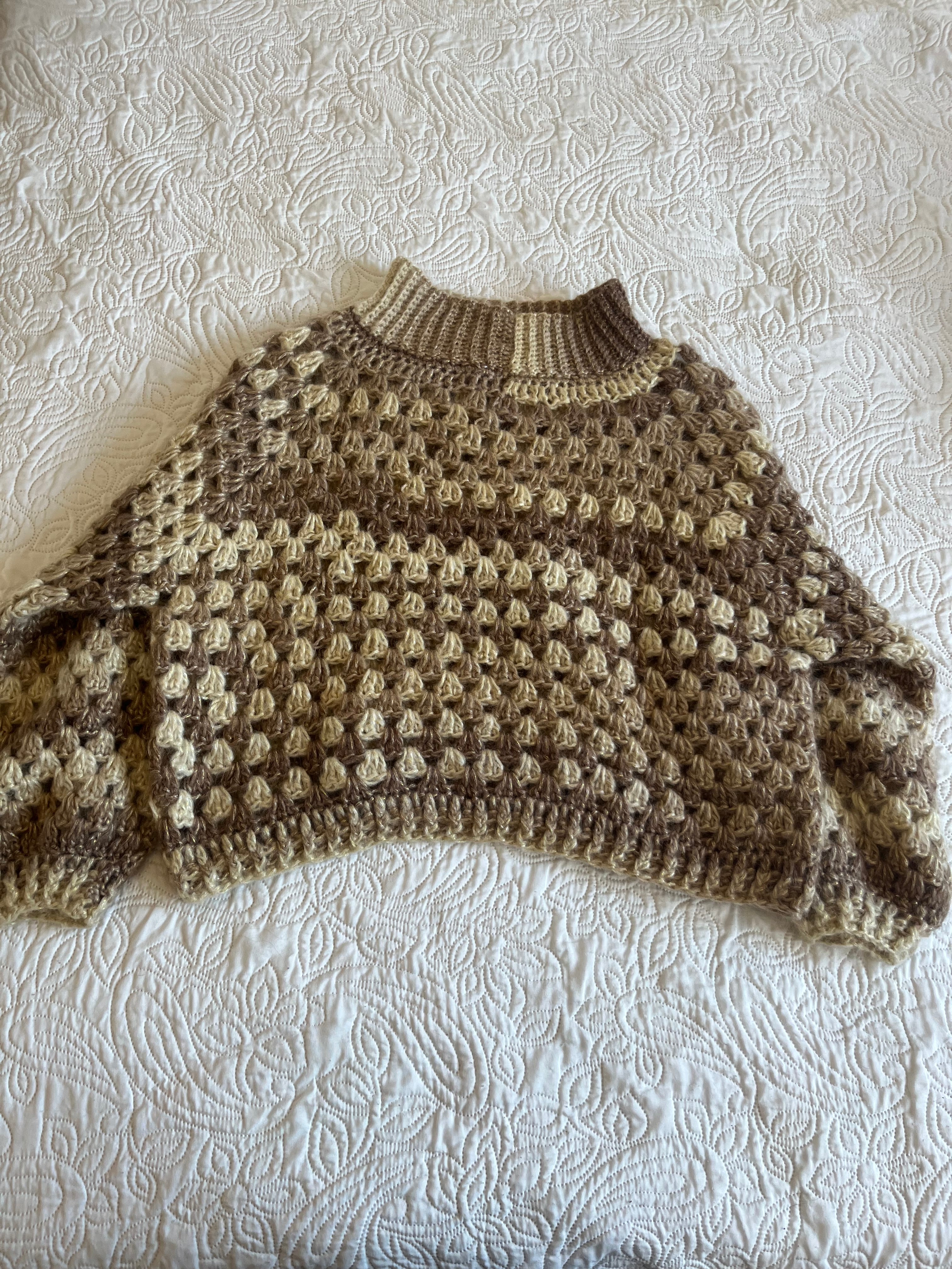 Pull brillant oversize