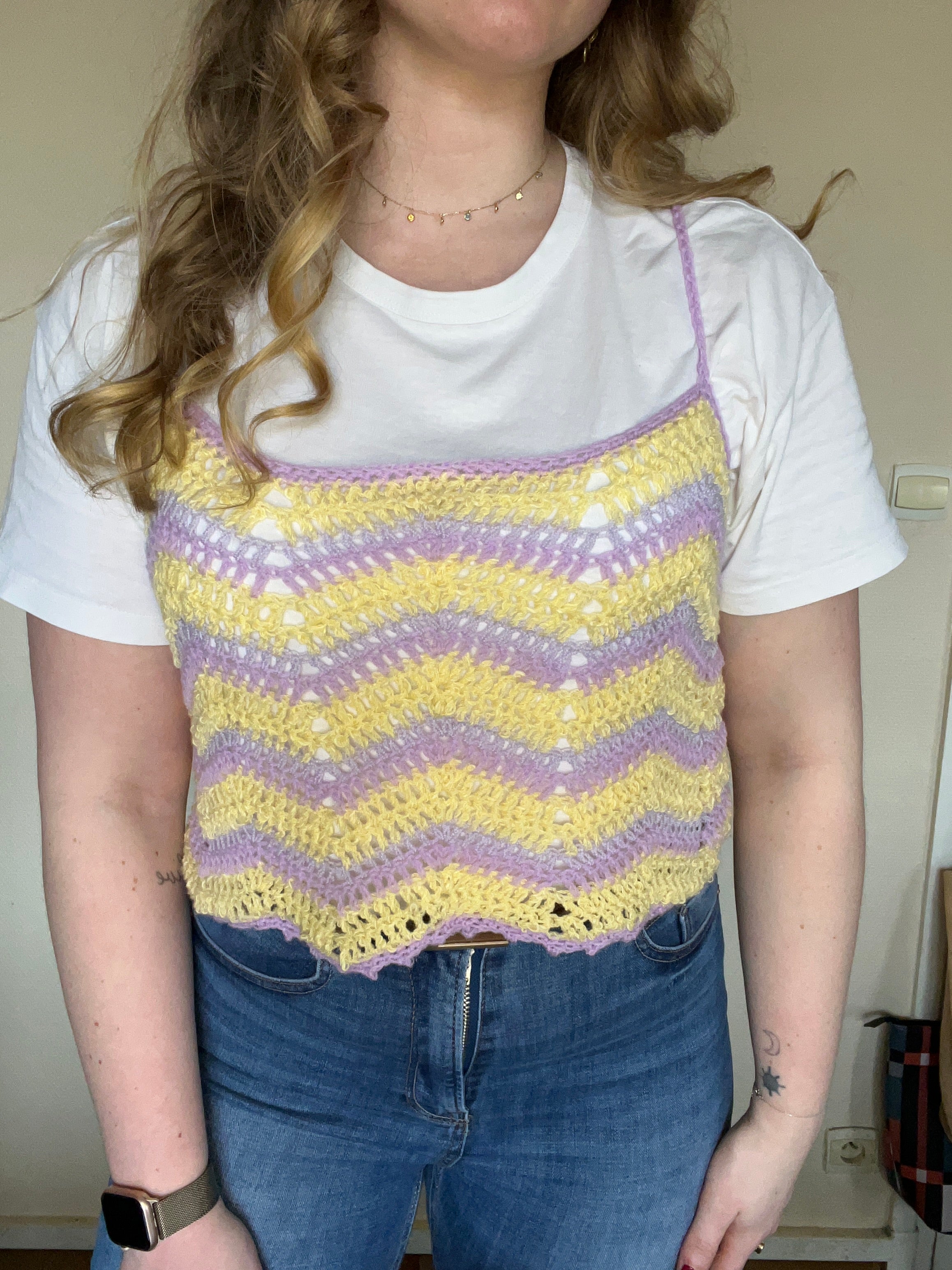 Le top « Spring Chevron »