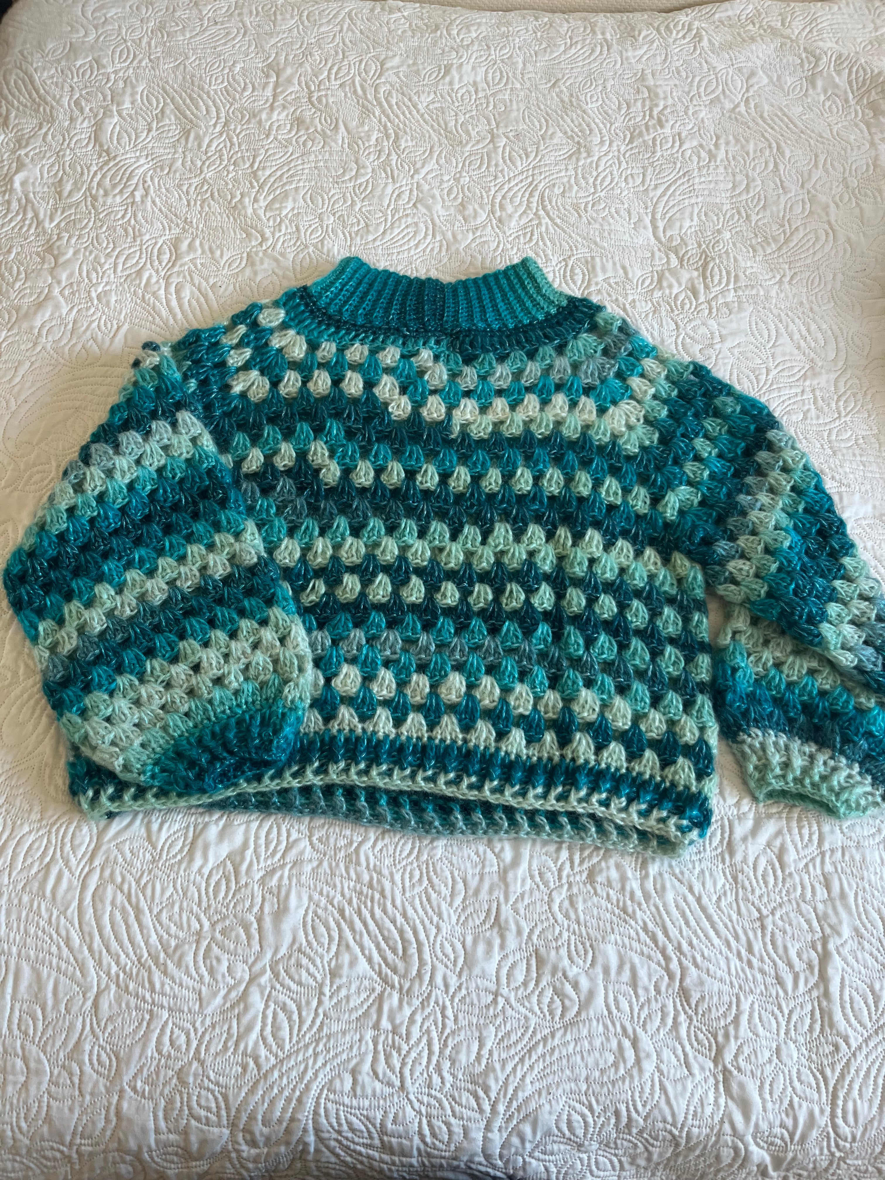 Pull brillant oversize