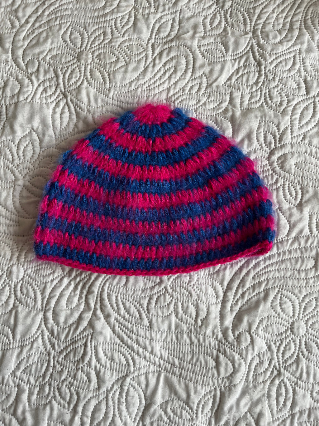 Bonnet "brush" en mohair