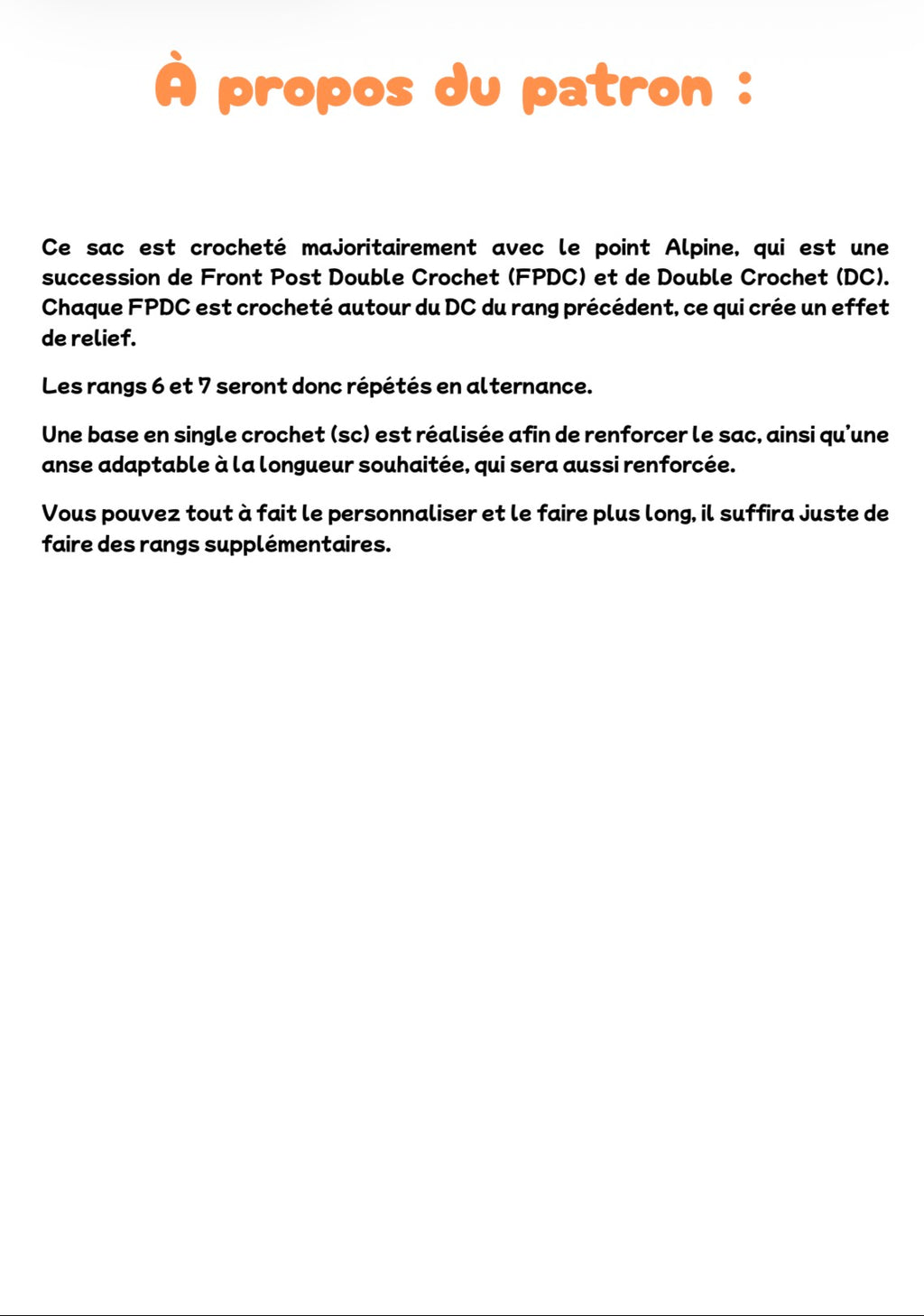 Le sac Alpine